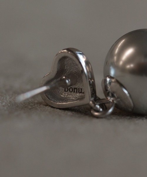 bonu.(ボヌ)の「【silver925】パールハートピアス(ピアス(両耳用)・レディース・シルバー・FREE)」の5枚目の写真