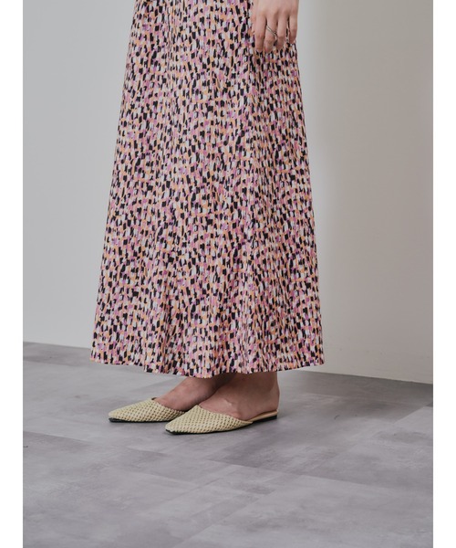 DOLLUPOOPS(ドールアップウップス)の「幾何学柄プリントフレアスカート(スカート・レディース・オレンジ/グリーン・38)」の22枚目の写真