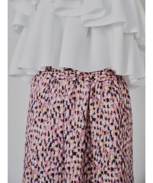 DOLLUPOOPS(ドールアップウップス)の「幾何学柄プリントフレアスカート(スカート・レディース・オレンジ/グリーン・38)」の20枚目の写真