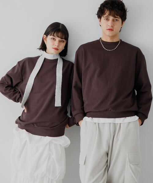 セール】ダンボールポンチクルーネックスウェット（スウェット