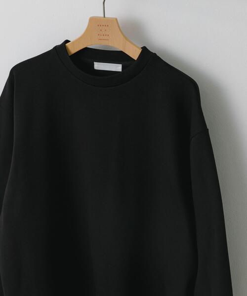 SENSE OF PLACE by URBAN RESEARCH(センスオブプレイスバイアーバンリサーチ)の「ダンボールポンチクルーネックスウェット(スウェット・メンズ・ライトグレー/ブラック/ブラウン/ミント・LARGE/MEDIUM)」の2枚目の写真