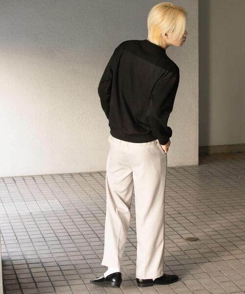 SENSE OF PLACE by URBAN RESEARCH(センスオブプレイスバイアーバンリサーチ)の「ダンボールポンチクルーネックスウェット(スウェット・メンズ・ライトグレー/ブラック/ブラウン/ミント・LARGE/MEDIUM)」の12枚目の写真