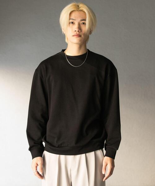 SENSE OF PLACE by URBAN RESEARCH(センスオブプレイスバイアーバンリサーチ)の「ダンボールポンチクルーネックスウェット(スウェット・メンズ・ライトグレー/ブラック/ブラウン/ミント・LARGE/MEDIUM)」の13枚目の写真