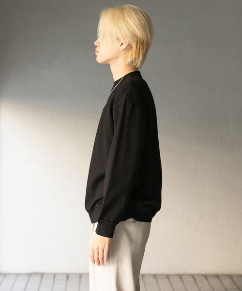 SENSE OF PLACE by URBAN RESEARCH(センスオブプレイスバイアーバンリサーチ)の「ダンボールポンチクルーネックスウェット(スウェット・メンズ・ライトグレー/ブラック/ブラウン/ミント・LARGE/MEDIUM)」の14枚目の写真