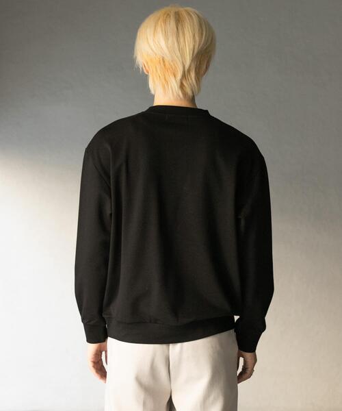 SENSE OF PLACE by URBAN RESEARCH(センスオブプレイスバイアーバンリサーチ)の「ダンボールポンチクルーネックスウェット(スウェット・メンズ・ライトグレー/ブラック/ブラウン/ミント・LARGE/MEDIUM)」の15枚目の写真