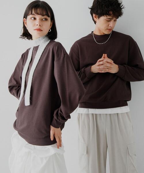 セール】ダンボールポンチクルーネックスウェット（スウェット