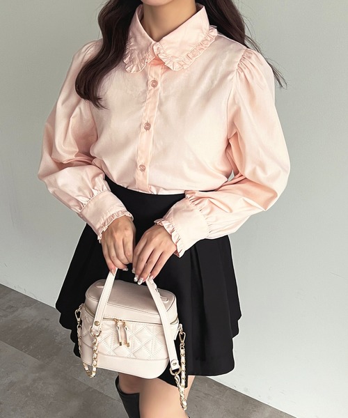 XL ネクタイ付き シャツ くすみ ピンク 長袖 ブラウス きれいめ 上品 Ⅱ 楽天市場】＼最大40％OFFセール実施中／レディース デザイン