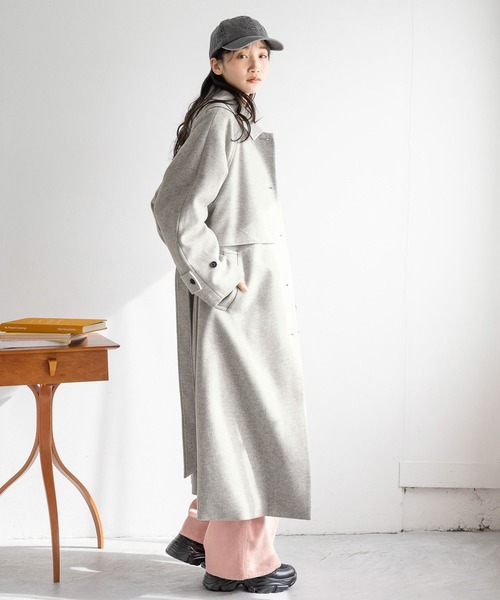 LOWRYS FARM（ローリーズファーム）の「コーデュロイワイドパンツ　252736（その他パンツ・レディース・アイボリー/ピンク/チャコールグレー/ブルー・MEDIUM/LARGE）」の18枚目の写真