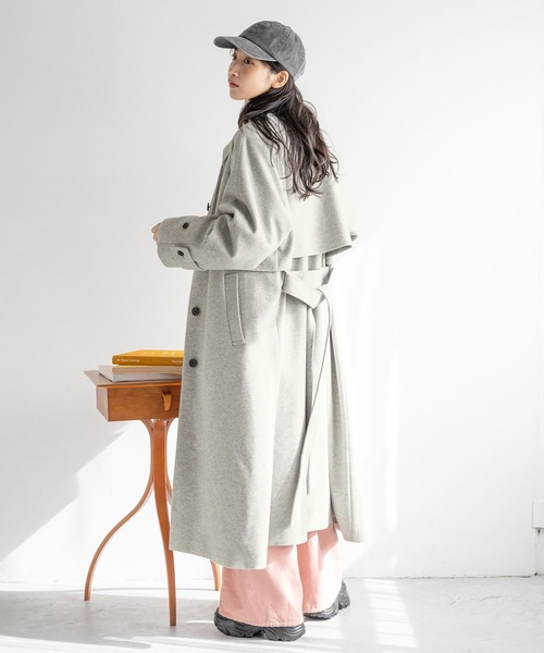 LOWRYS FARM（ローリーズファーム）の「コーデュロイワイドパンツ　252736（その他パンツ・レディース・アイボリー/ピンク/チャコールグレー/ブルー・MEDIUM/LARGE）」の20枚目の写真