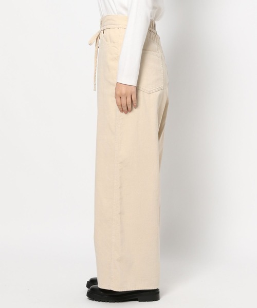 LOWRYS FARM（ローリーズファーム）の「コーデュロイワイドパンツ　252736（その他パンツ・レディース・アイボリー/ピンク/チャコールグレー/ブルー・MEDIUM/LARGE）」の10枚目の写真