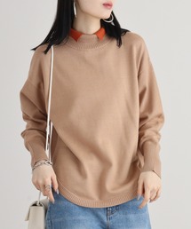 BRODIAEA 襟付きラウンドカットセーター