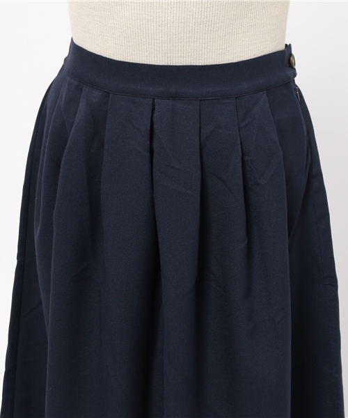 CIAOPANIC（チャオパニック）の「【Ciaopanic】　タックギャザーロングSK（スカート・レディース・カーキ/ベージュ/ネイビー・FREE）」の7枚目の写真