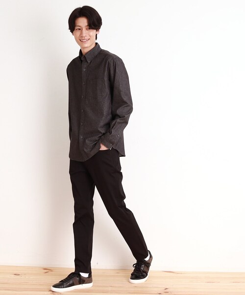 THE SHOP TK （ザ ショップ ティーケー ）の「累計売上40万本突破！！プレミアムスキニーパンツ　【Sサイズ～/6色展開/360°ストレッチ/洗濯機OK】（その他パンツ・メンズ・ネイビー系5/ライトグレー/ベージュ/ブラック/ネイビー系3/ブラック系5/ブラック系3/モスグリーン/ブラック系9/ネイビー系6/ブラック系7/ライトグレー系7/ベージュ系7/オリーブ系3・03/02/04/01/05）」の3枚目の写真