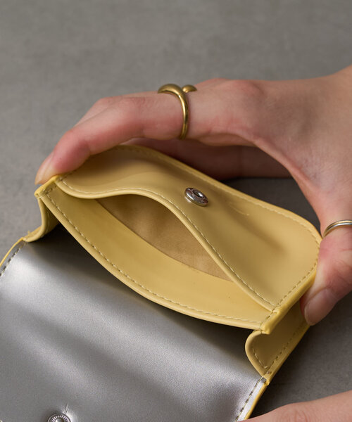 Actually（アクチュアリー）の「pastel multi case（ポーチ・レディース・ブルー系その他/レモンイエロー・0）」の14枚目の写真