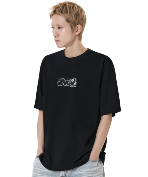 OY(オーワイ)の「『OY/オーワイ』 BOX ODOLLY TEE/ボックスオードリー半袖Tシャツ(Tシャツ/カットソー・レディース・ブラック/ホワイト・M/XL)」の1枚目の写真