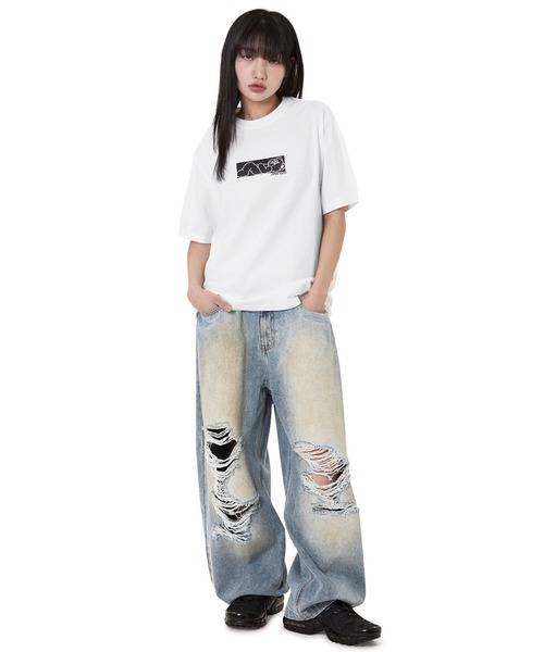 tシャツ 「OY/オーワイ」 BOX ODOLLY TEE/ボックスオードリー半袖Tシャツ レディース メンズ OY/オーワイ』 BOX ODOLLY TEE/ボックスオードリー半袖Tシャツ