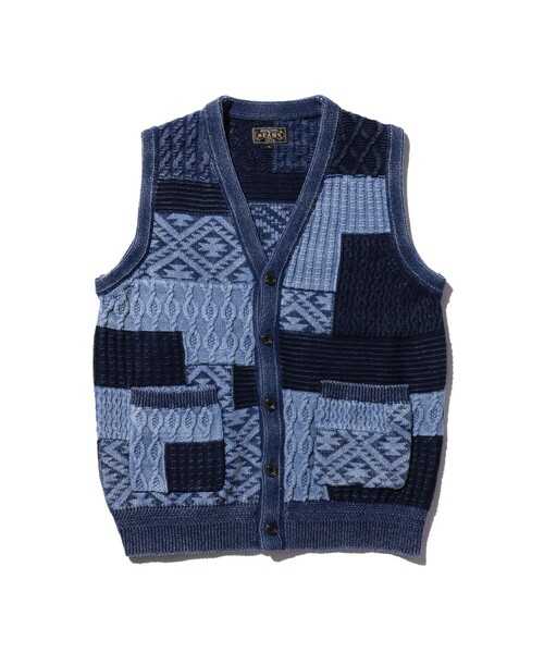 BEAMS PLUS（ビームスプラス）の「B+INDIGO VEST（ベスト・メンズ・インディゴブルー・L/M/S/XL）」の11枚目の写真