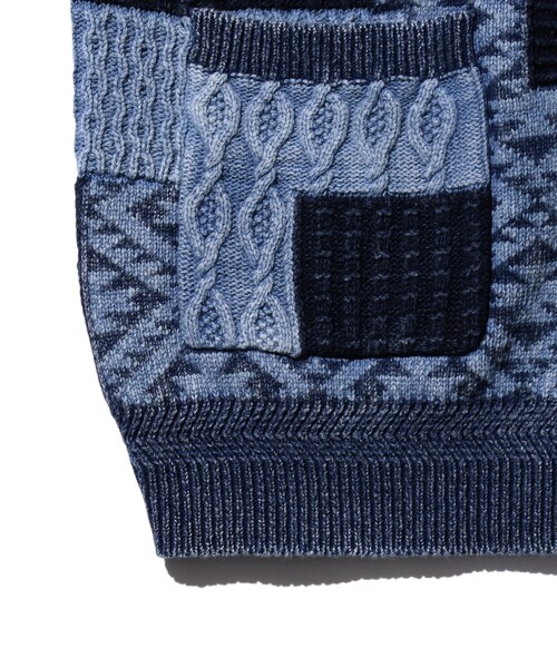 BEAMS PLUS（ビームスプラス）の「B+INDIGO VEST（ベスト・メンズ・インディゴブルー・L/M/S/XL）」の13枚目の写真