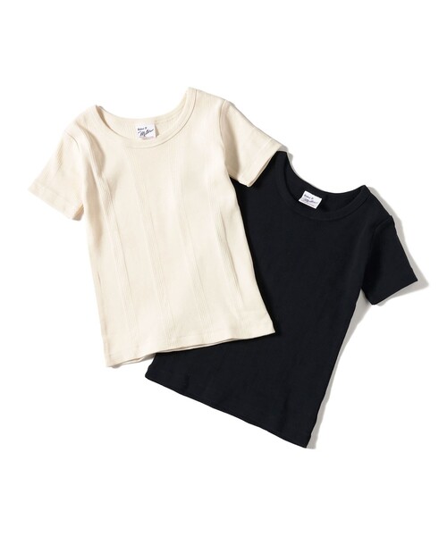 セール】Robert P. Miller / Panel-rib Crewneck Tee 2pack 2025（90