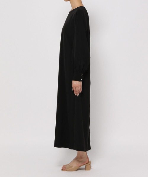 saloon（サルーン）の「SALOON(サルーン)/袖スリットワンピース  《セレモニー/オケージョン/結婚式》（ワンピース・レディース・ブラック/ライトベージュ・FREE）」の22枚目の写真