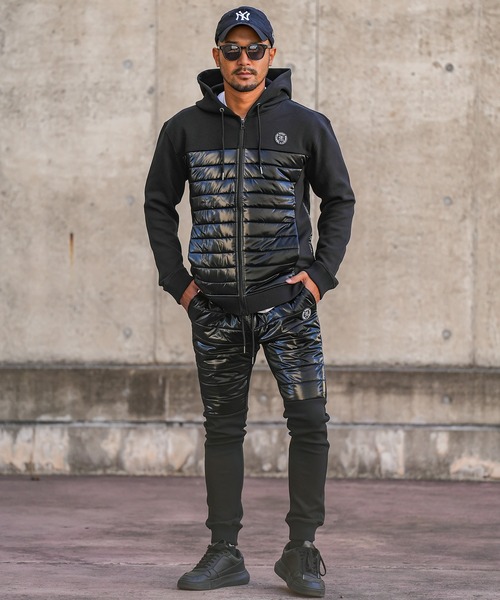 adamsJUGGLER（アダムスジャグラー）の「ラスタースイッチングLZ/パーカー（パーカー・メンズ・ブラック/グレー・M/L/XL/S）」の4枚目の写真