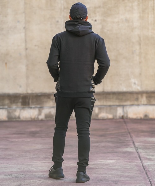 adamsJUGGLER（アダムスジャグラー）の「ラスタースイッチングLZ/パーカー（パーカー・メンズ・ブラック/グレー・M/L/XL/S）」の7枚目の写真