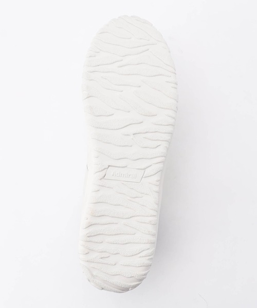 NICOLE CLUB FOR MEN（ニコルクラブフォーメン）の「Admiral 別注スニーカーⅣ（スニーカー・メンズ・ブラック系/ホワイト系2/ホワイト系1/グレー系・27.5cm/26.5cm/25.5cm）」の6枚目の写真