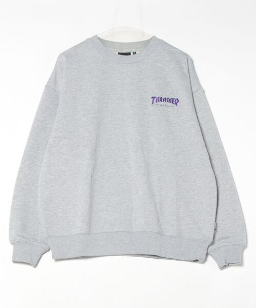 FLAME LOGO CREW SWEAT/スラッシャーフレイムロゴスウェットトレーナー（スウェット）｜THRASHER（スラッシャー）