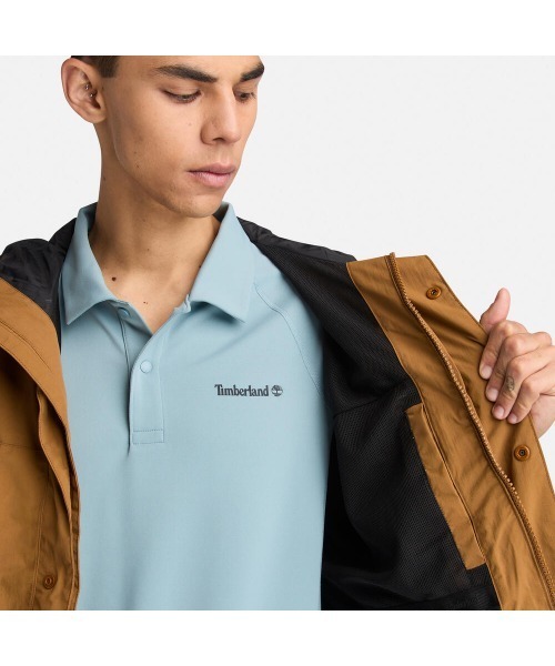 Timberland(ティンバーランド)の「メンズ ウォータープルーフ フード ジャケット(防水)(その他アウター・メンズ・ダークベージュ・LARGE/MEDIUM/SMALL/X-LARGE)」の5枚目の写真