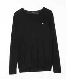 良品　バーバリーブラックレーベル　ウールニット編込み　メタルホースボタン　ブルゾン　ジャケット　3 バーバリー ブラックレーベル（素材（生地・毛糸）ウール