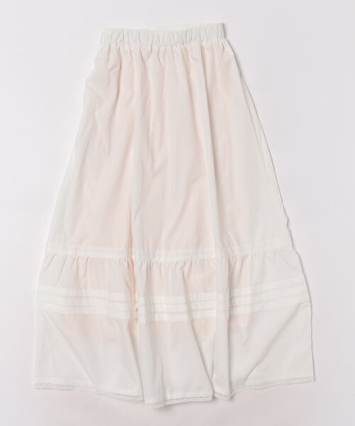 flower（フラワー）の「コットンタックスカート（スカート・レディース・ホワイト・FREE）」の9枚目の写真