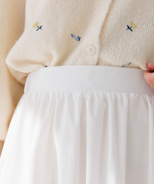 flower（フラワー）の「コットンタックスカート（スカート・レディース・ホワイト・FREE）」の16枚目の写真