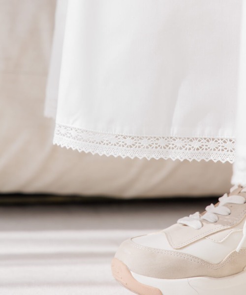 flower（フラワー）の「コットンタックスカート（スカート・レディース・ホワイト・FREE）」の19枚目の写真