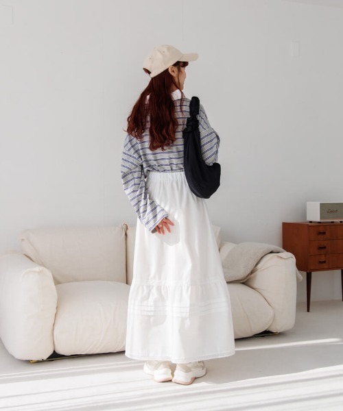 flower（フラワー）の「コットンタックスカート（スカート・レディース・ホワイト・FREE）」の22枚目の写真
