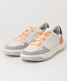 レザーコンビネーションスニーカー