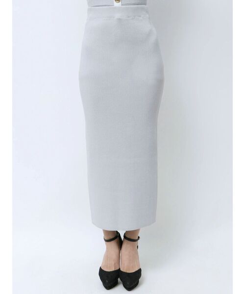 RESEXXY（リゼクシー）の「リブニットペンシルスカート【セットアップ着用可能】（スカート・レディース・オレンジ/ブルー/ブラック・FREE）」の18枚目の写真