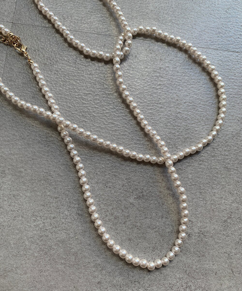 DouDou(ドゥドゥ)の「パールロングネックレス(ネックレス・レディース・オフホワイト・FREE)」の5枚目の写真