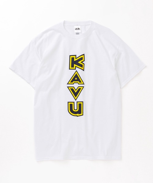 KAVU(カブー)の「KAVU/カブー Vertical Tee/バーティカルティー(Tシャツ/カットソー・メンズ・パープル/イエロー/グリーン・LARGE/X-LARGE/MEDIUM)」の3枚目の写真