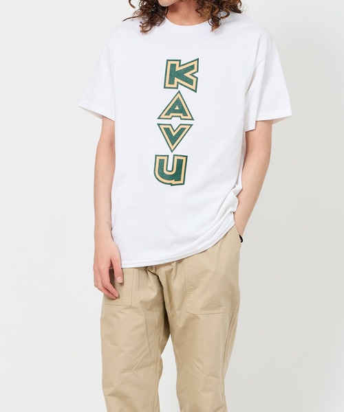 KAVU(カブー)の「KAVU/カブー Vertical Tee/バーティカルティー(Tシャツ/カットソー・メンズ・パープル/イエロー/グリーン・LARGE/X-LARGE/MEDIUM)」の8枚目の写真