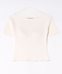 Chaos（カオス）の「Chaos(カオス) ◇NICENICE MOMENT◇オープンショルダーハーフスリーブニットトップス（Tシャツ/カットソー）」