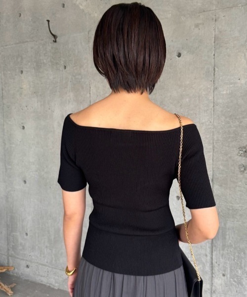 NICENICE MOMENT OPEN SHOULDER ニット UNITED ARROWS｜【別注】<NICENICE MOMENT for conte> OPEN