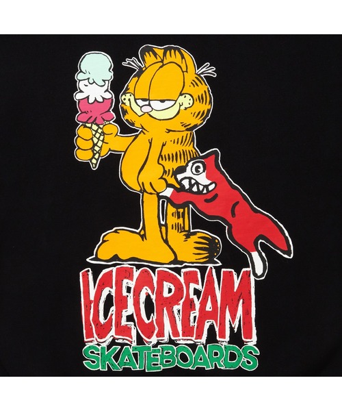 ICECREAM(アイスクリーム)の「ICECREAM x GARFIELD COTTON SWEATSHIRT(スウェット・メンズ・アッシュグレー/ブラック/サックスブルー・MEDIUM/LARGE/X-LARGE/SMALL)」の9枚目の写真
