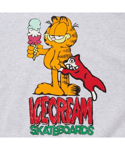 ICECREAM(アイスクリーム)の「ICECREAM x GARFIELD COTTON SWEATSHIRT(スウェット・メンズ・アッシュグレー/ブラック/サックスブルー・MEDIUM/LARGE/X-LARGE/SMALL)」の10枚目の写真