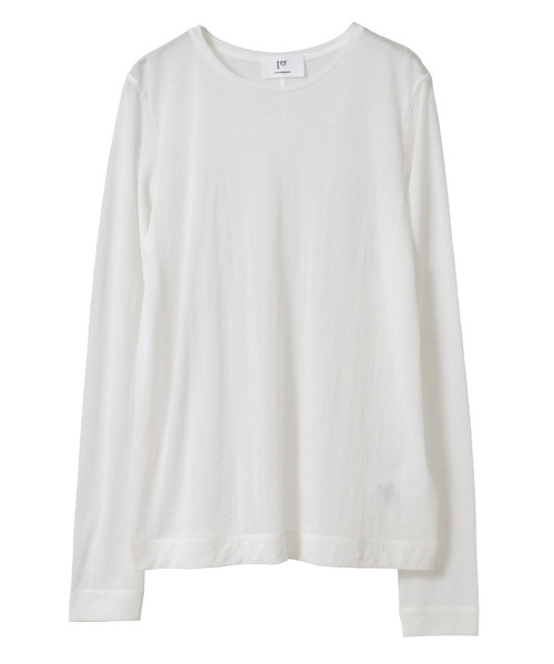 1er Arrondissement(プルミエアロンディスモン)の「シアーロングスリーブTシャツ(Tシャツ/カットソー・レディース・オフホワイト/ブラック系その他3・FREE)」の18枚目の写真