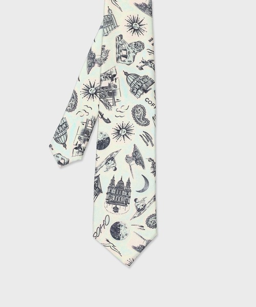 Paul Smith(ポールスミス)の「“Souvenir” タイ【150005 95IR】(ネクタイ・メンズ・ピンク/ミント/ライトブルー・FREE)」の2枚目の写真