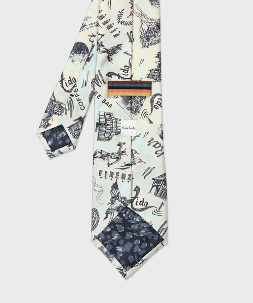 Paul Smith(ポールスミス)の「“Souvenir” タイ【150005 95IR】(ネクタイ・メンズ・ピンク/ミント/ライトブルー・FREE)」の4枚目の写真