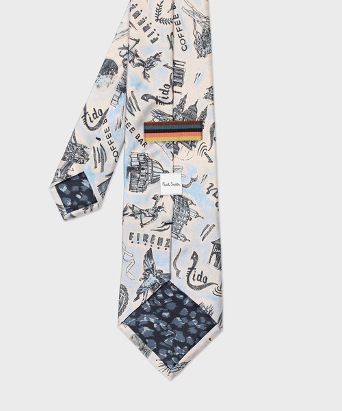 Paul Smith(ポールスミス)の「“Souvenir” タイ【150005 95IR】(ネクタイ・メンズ・ピンク/ミント/ライトブルー・FREE)」の6枚目の写真