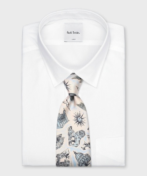 Paul Smith(ポールスミス)の「“Souvenir” タイ【150005 95IR】(ネクタイ・メンズ・ピンク/ミント/ライトブルー・FREE)」の7枚目の写真