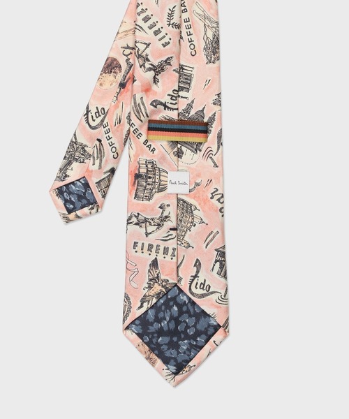 Paul Smith(ポールスミス)の「“Souvenir” タイ【150005 95IR】(ネクタイ・メンズ・ピンク/ミント/ライトブルー・FREE)」の8枚目の写真