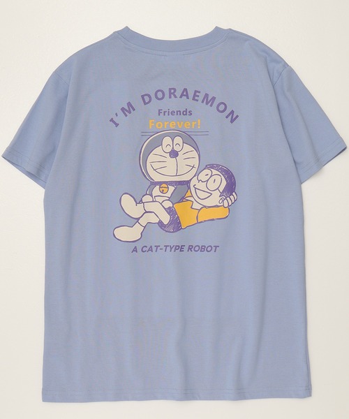 ドラえもん　Doraemon　どこでもドア　デザインプリント　半袖Tシャツ　Ⅿ 公式] メーカー直営 I'm Doraemon どこでもドア Tシャツ